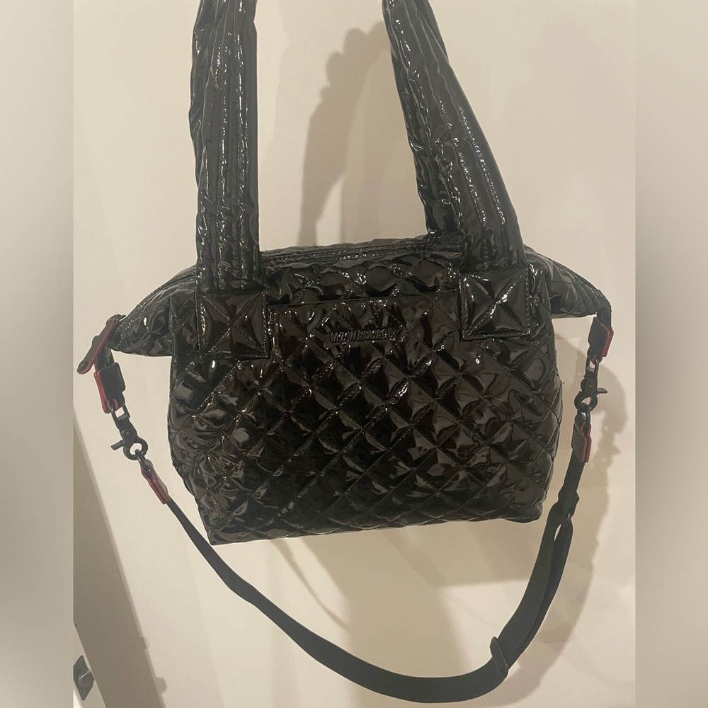 MZ Wallace medium Sutton. Black patent